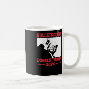 Trump 2024 Trump Kundgebung Trump Ear Donald Trump Kaffeetasse