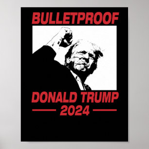 Trump 2024 Trump Kundgebung Trump Ear Donald Trump Poster