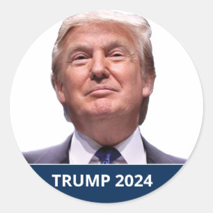 Trump 2024 Trump nimmt Amerika zurück Runder Aufkleber