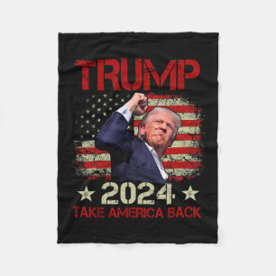 Trump 2024: Trump überlebt Kundgebung Fleecedecke