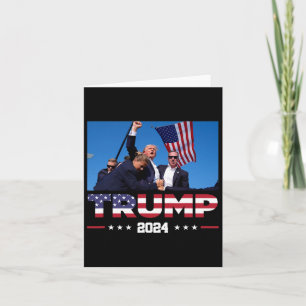 Trump 2024 überlebte bei der Kundgebung der Wahlen Karte