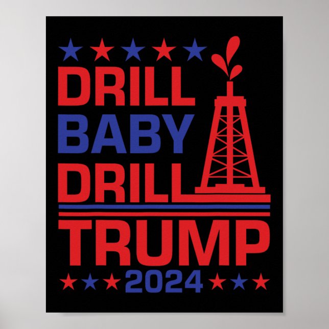 Trump 2024 Übung Durch3  Poster (Vorne)