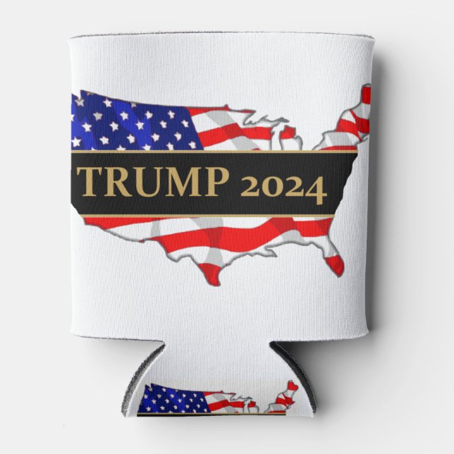 Trump 2024 USA Dosenkühler (Vorderseite)