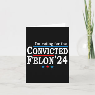 Trump 2024 verurteilte Felon, Im Voting Convicted Karte