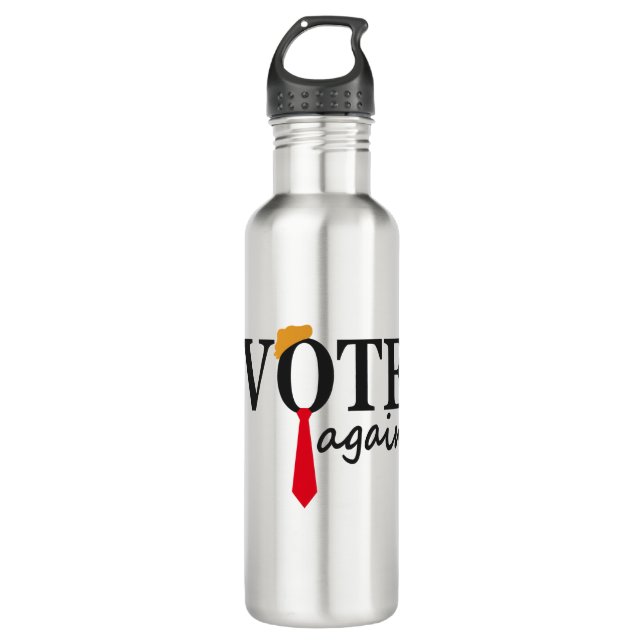 Trump 2024 Vote Again Patriotic American Geschenk Edelstahlflasche (Vorderseite)