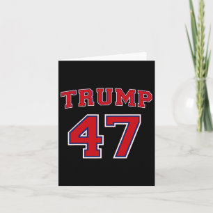 Trump 2024 Wahl Präsident Donald Trump 47. Präside Karte