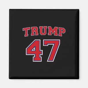Trump 2024 Wahl Präsident Donald Trump 47. Präside Magnet