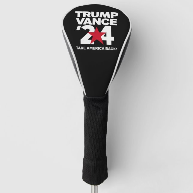 Trump 2024 Wahl Trump 2024 Golf Headcover (Vorderseite)