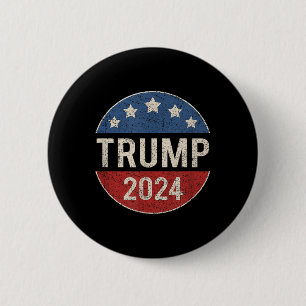 Trump 2024 Wahlkampfknopf zum Präsidenten gewählt Button