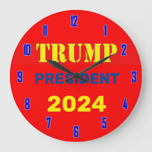 TRUMP 2024  WATCH GROßE WANDUHR