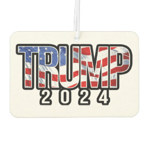 Trump 2024 Waving Flag Autolufterfrischer