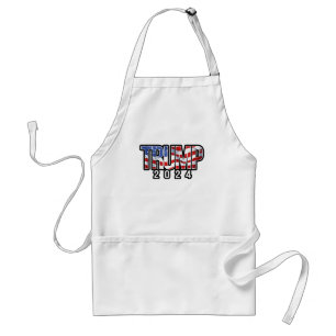 Trump 2024 Waving Flag Schürze