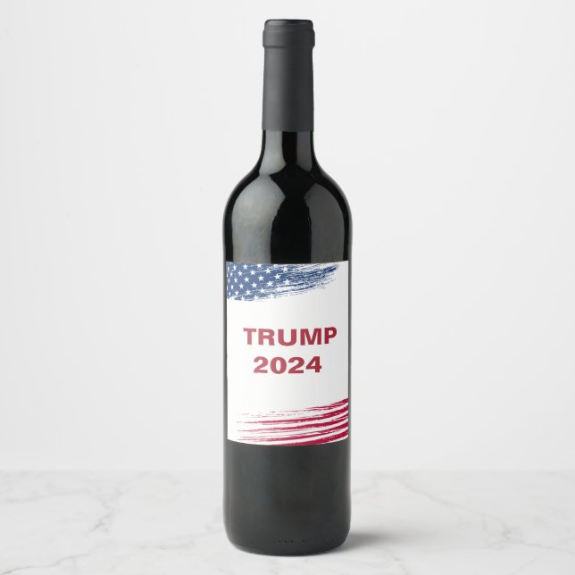 Trump 2024 weinetikett (Vorderseite)