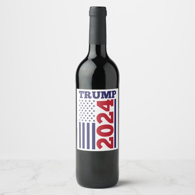 Trump 2024 weinetikett (Vorderseite)