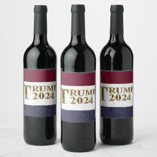 TRUMP 2024 WEINETIKETT