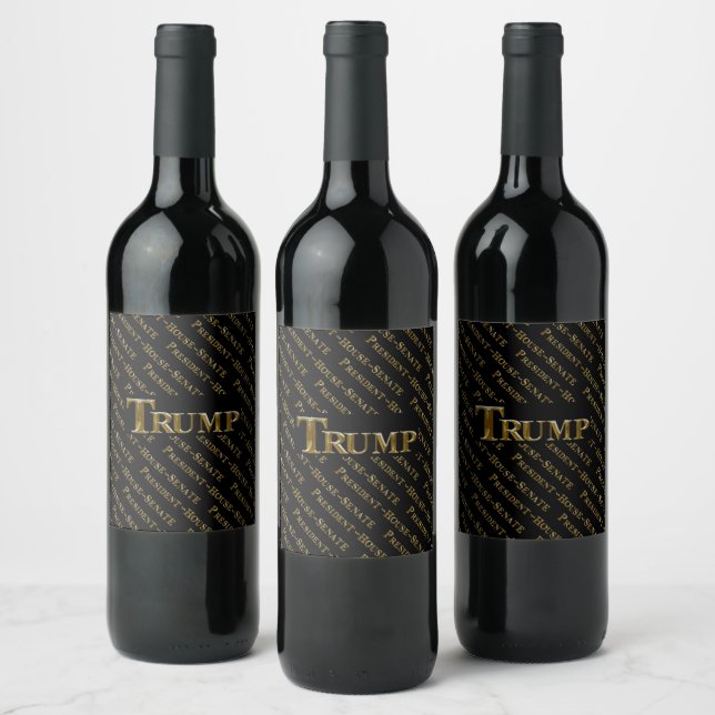 TRUMP 2024 WEINETIKETT (Flaschen)