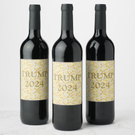 TRUMP 2024 WEINETIKETT