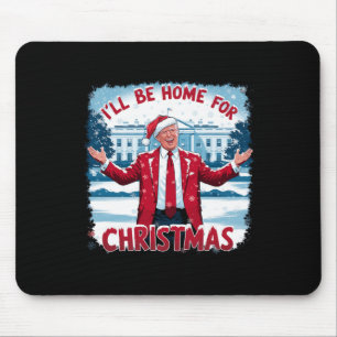 Trump 2024 werde ich für den Weihnachtslustigen Tr Mousepad