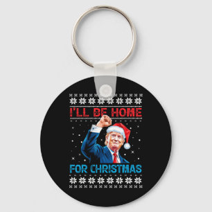 Trump 2024 werde ich für Weihnachten Weihnachten Z Schlüsselanhänger