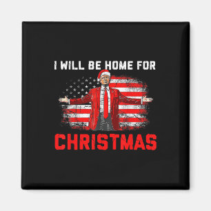 Trump 2024 werde ich zu Weihnachten Trump Weihnach Magnet