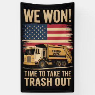 Trump 2024 Wir Gewannen Siege Sieg Amtseinführung  Banner