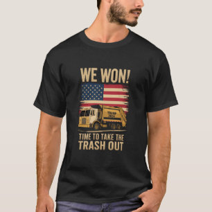 Trump 2024 Wir Gewannen Siege Sieg Amtseinführung T-Shirt