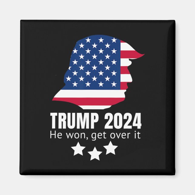 Trump 2024 wird er überwinden magnet (Vorne)