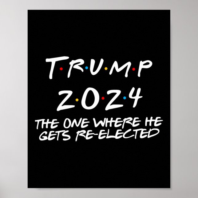 Trump 2024 wird gewählt poster (Vorne)
