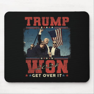Trump 2024 wird sich von den Erwachsenen - Schwarz Mousepad