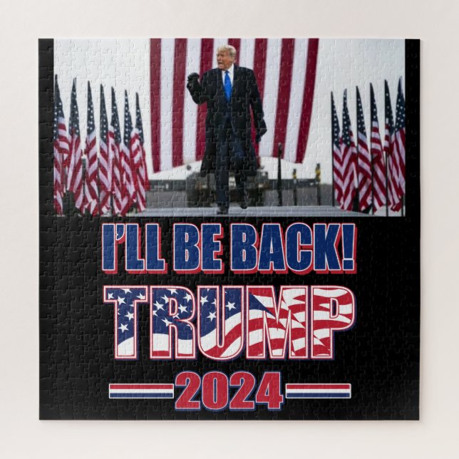 Trump 2024 wird zurück sein (Vertikal)