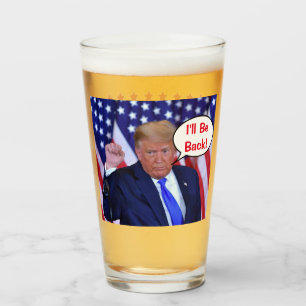Trump 2024 wird zurück sein glas