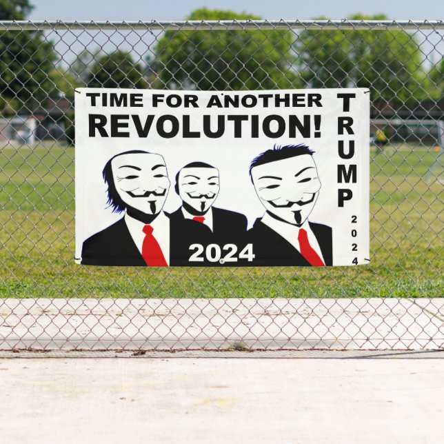 Trump 2024 Zeit für eine weitere Trump-Revolution. Banner (Insitu)