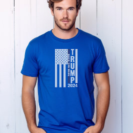 Trump 2024 Zurück in Blau T-Shirt