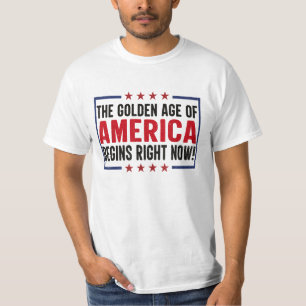 Trump 2025 Das goldene Zeitalter Amerikas beginnt T-Shirt