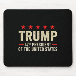 Trump 2025 Flag (auf der Rückseite) 47. Präsident Mousepad