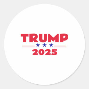 Trump 2025' runder aufkleber