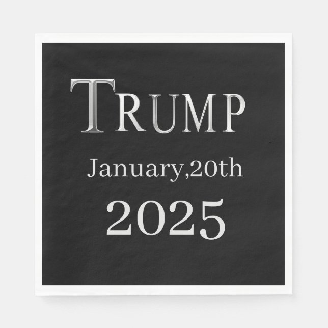 TRUMP 2025 SERVIETTE (Vorderseite)