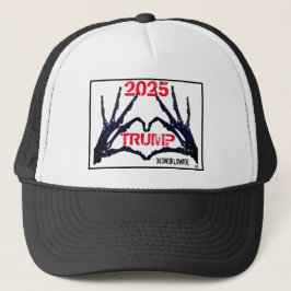 "TRUMP 2025" Skull-Hände T Truckerkappe