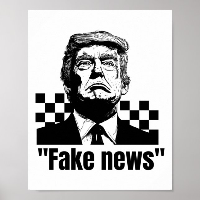 Trump 2025 Sticker Poster (Vorne)