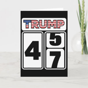 Trump 2025 Wahl 47 Sieg Gewinnt Präsident Inaugura Karte