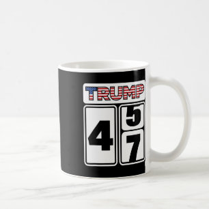 Trump 2025 Wahl 47 Sieg Sieg Präsident Amtseinführ Kaffeetasse