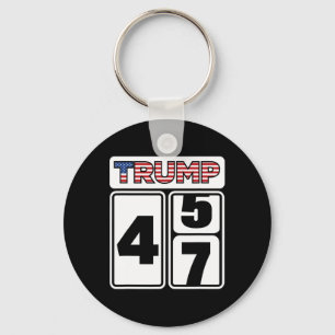 Trump 2025 Wahl 47 Sieg Sieg Präsident Inauguratio Schlüsselanhänger