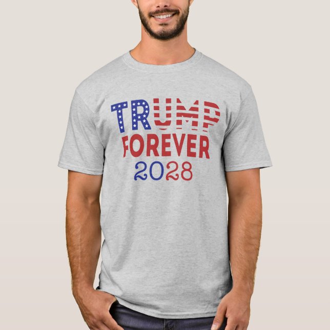 Trump 2028 King Forever T - Shirt - Limited Editio (Vorderseite)