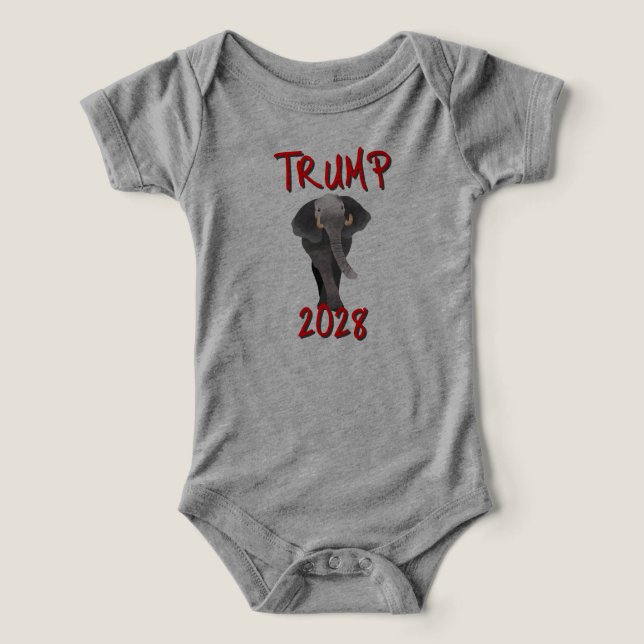 Trump 2028 mit Elephant (Design Vorderseite)