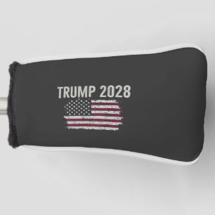 Trump 2028 Präsident der amerikanischen Flag-Wahl Golf Headcover