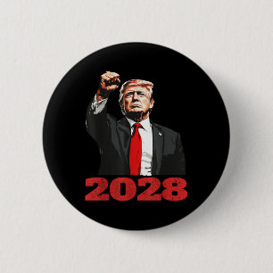 Trump 2028 Shirt Abstimmung Donald Trump 28 Button