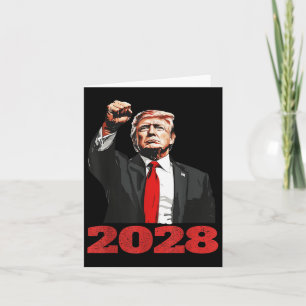 Trump 2028 Shirt Abstimmung Donald Trump 28 Karte