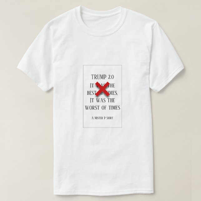 Trump 2.0 - Ein MisterP-Shirt T-Shirt (Design vorne)
