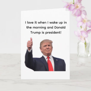 Trump 45-47 Bestes Geschenk Karte