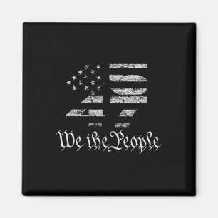 Trump 45-47 Flag 2024 Präsidentschaftswahl Magnet